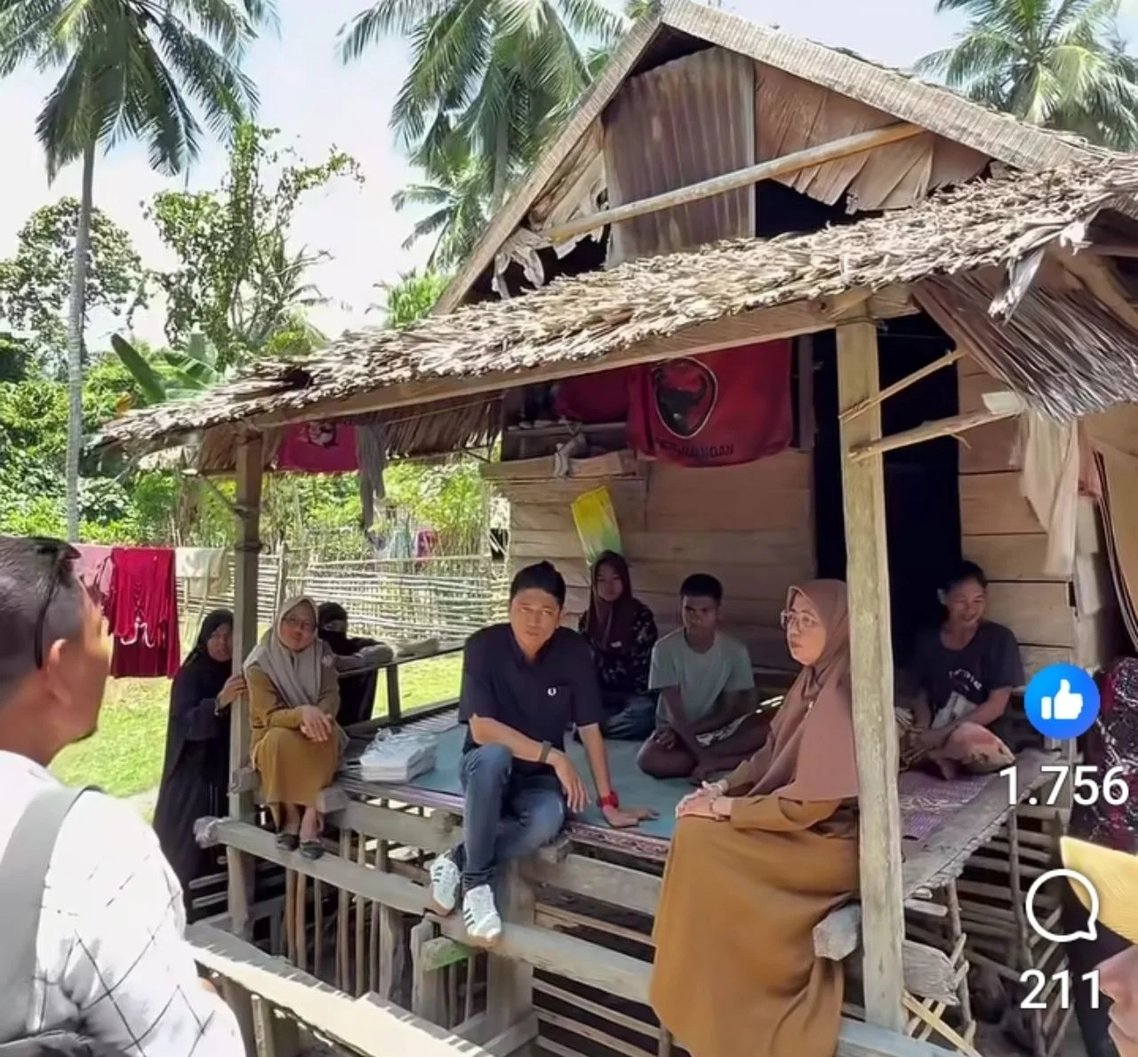 Kunjungan Sosial & Program Bedah Rumah oleh Wakil Bupati